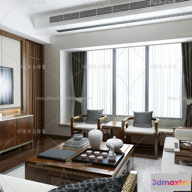 1118604 - LIVING ROOM 3D SCENES - VRAY RENDER - 671