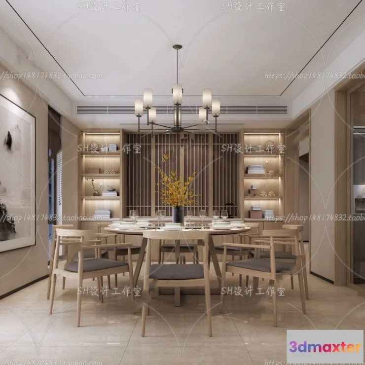 1118608 - LIVING ROOM 3D SCENES - VRAY RENDER - 673