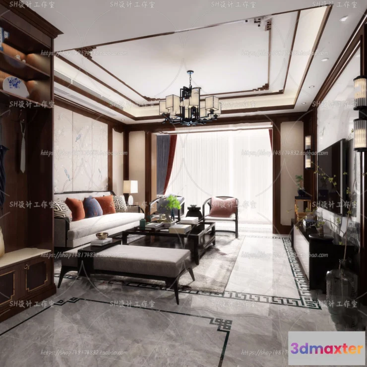 1118610 - LIVING ROOM 3D SCENES - VRAY RENDER - 674