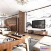 1118612 - LIVING ROOM 3D SCENES - VRAY RENDER - 675