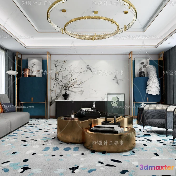 1118632 - LIVING ROOM 3D SCENES - VRAY RENDER - 685