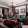 1118642 - LIVING ROOM 3D SCENES - VRAY RENDER - 690