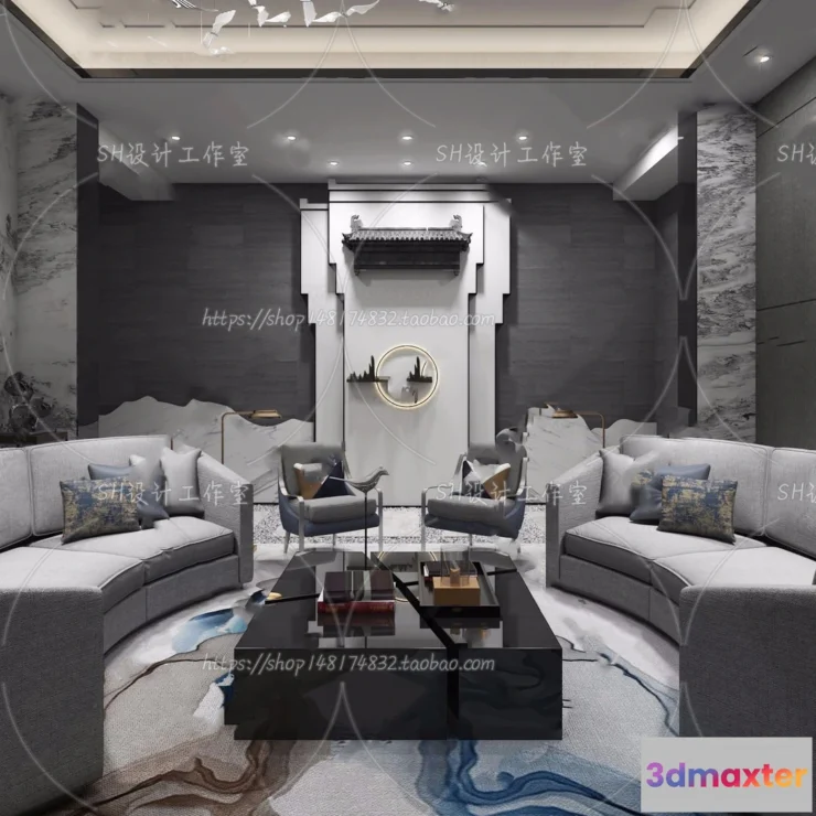 1118646 - LIVING ROOM 3D SCENES - VRAY RENDER - 692