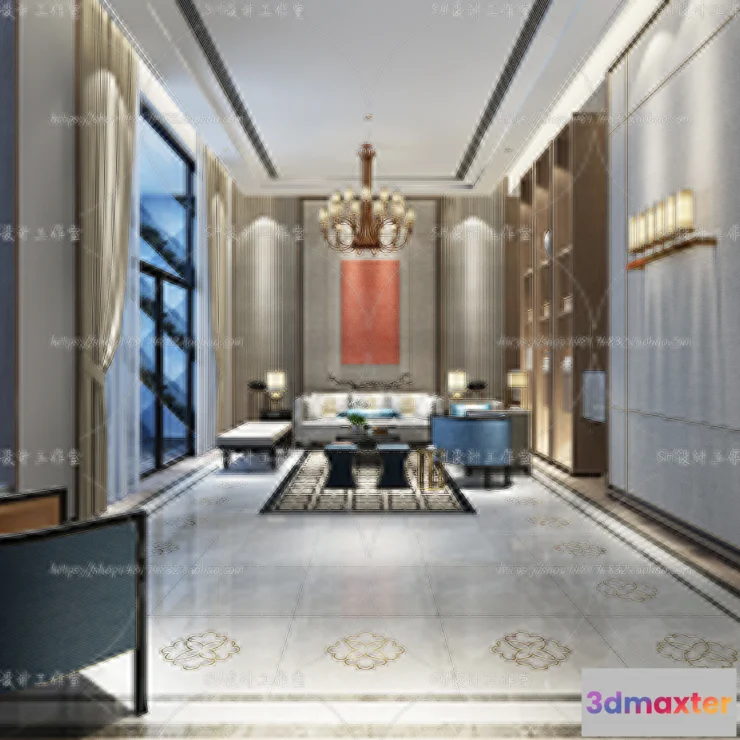 1118648 - LIVING ROOM 3D SCENES - VRAY RENDER - 693