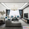 1118666 - LIVING ROOM 3D SCENES - VRAY RENDER - 702