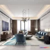 1118676 - LIVING ROOM 3D SCENES - VRAY RENDER - 707