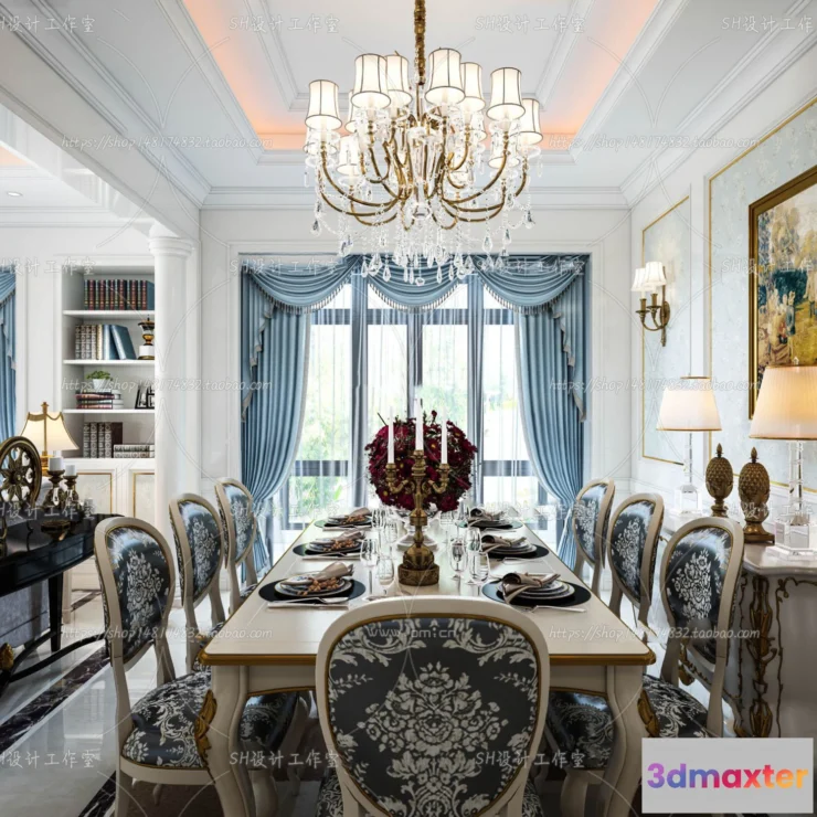 1118710 - LIVING ROOM 3D SCENES - VRAY RENDER - 724