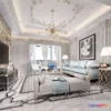 1118732 - LIVING ROOM 3D SCENES - VRAY RENDER - 735