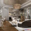 1118738 - LIVING ROOM 3D SCENES - VRAY RENDER - 738