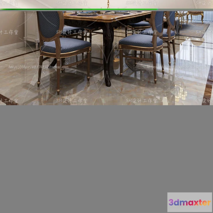 1118742 - LIVING ROOM 3D SCENES - VRAY RENDER - 740