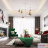 1118764 - LIVING ROOM 3D SCENES - VRAY RENDER - 751