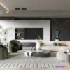 1154484 - MODERN INTERIOR 3D SCENES - LIVING ROOM - 0009