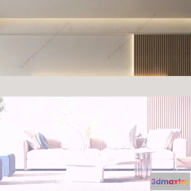 1154516 - MODERN INTERIOR 3D SCENES - LIVING ROOM - 0025