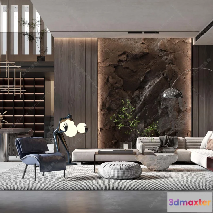 1154532 - MODERN INTERIOR 3D SCENES - LIVING ROOM - 0033