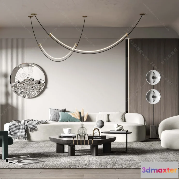 1154542 - MODERN INTERIOR 3D SCENES - LIVING ROOM - 0038