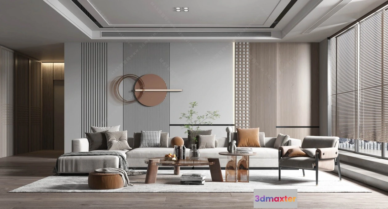 1154572 - MODERN INTERIOR 3D SCENES - LIVING ROOM - 0053
