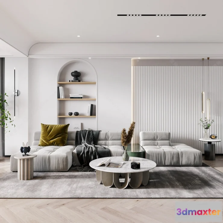 1154578 - MODERN INTERIOR 3D SCENES - LIVING ROOM - 0056