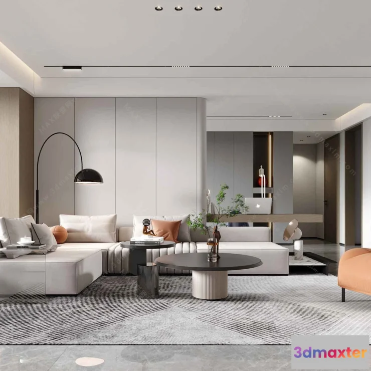 1154588 - MODERN INTERIOR 3D SCENES - LIVING ROOM - 0061
