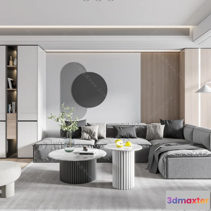 1154602 - MODERN INTERIOR 3D SCENES - LIVING ROOM - 0068