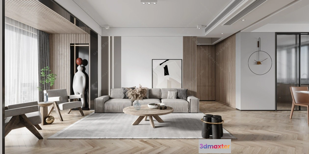 1154626 - MODERN INTERIOR 3D SCENES - LIVING ROOM - 0080