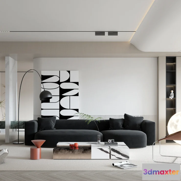 1155336 - HOUSE SPACE 3D SCENES - LIVING ROOM - 0119