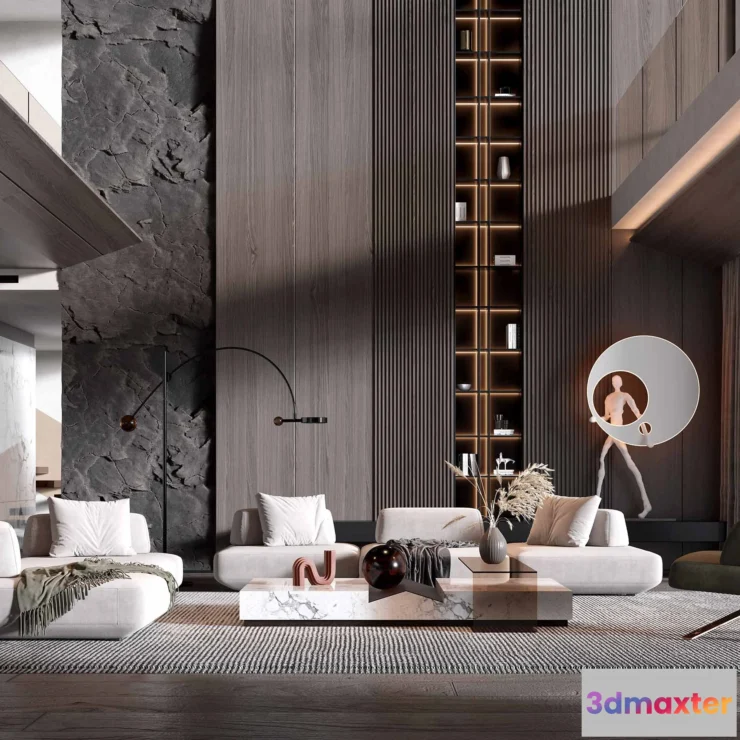 1155490 - HOUSE SPACE 3D SCENES - LIVING ROOM - 0196