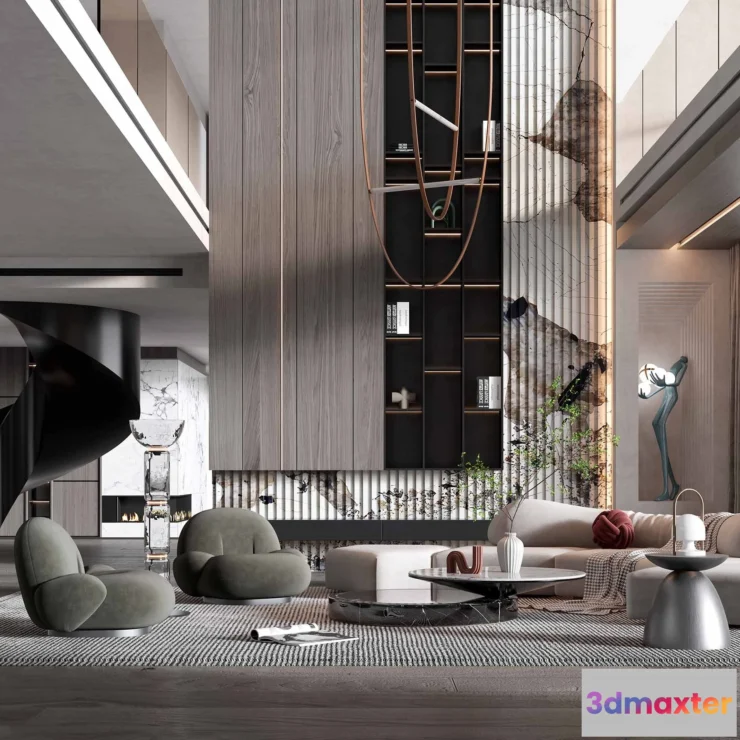 1155498 - HOUSE SPACE 3D SCENES - LIVING ROOM - 0200