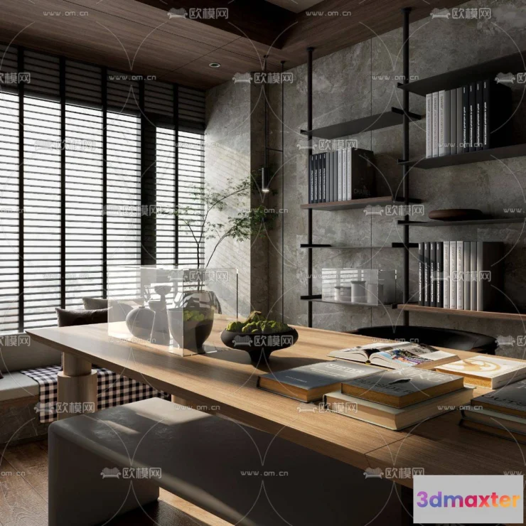 1162388 - WABI SABI STYLE 3D MODELS - LIVING ROOM - 0005