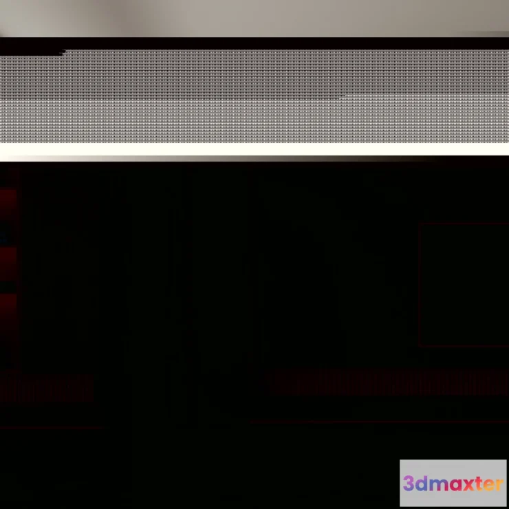 1164178 - LIVING ROOM - MODERN STYLE - 3D SCENE - 002