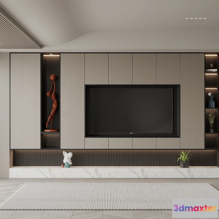 1164182 - LIVING ROOM - MODERN STYLE - 3D SCENE - 004