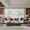 1164244 - LIVING ROOM - MODERN STYLE - 3D SCENE - 035