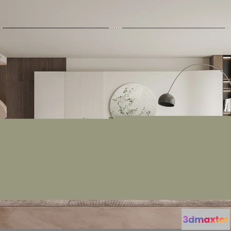 1164264 - LIVING ROOM - MODERN STYLE - 3D SCENE - 045