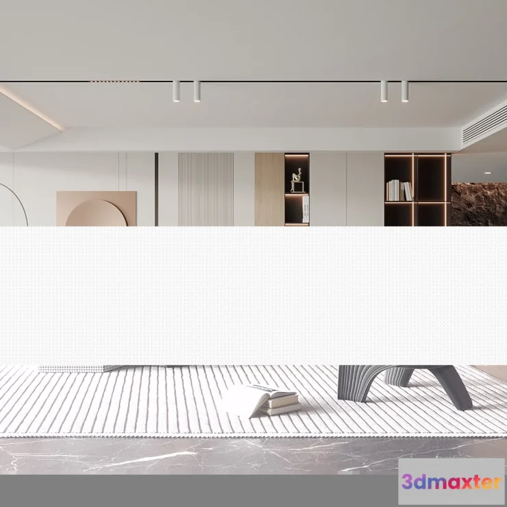 1164268 - LIVING ROOM - MODERN STYLE - 3D SCENE - 047