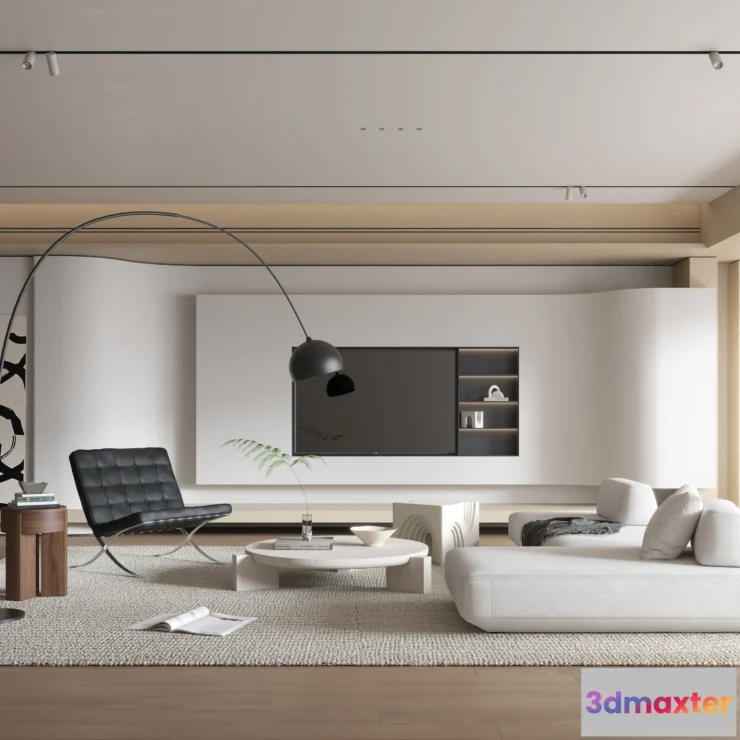 1164280 - LIVING ROOM - MODERN STYLE - 3D SCENE - 053
