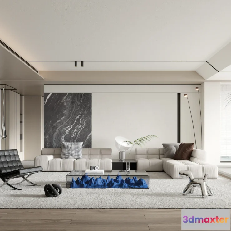 1164300 - LIVING ROOM - MODERN STYLE - 3D SCENE - 063