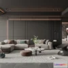 1164322 - LIVING ROOM - MODERN STYLE - 3D SCENE - 074
