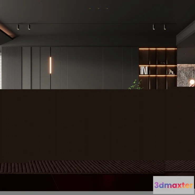 1164328 - LIVING ROOM - MODERN STYLE - 3D SCENE - 077