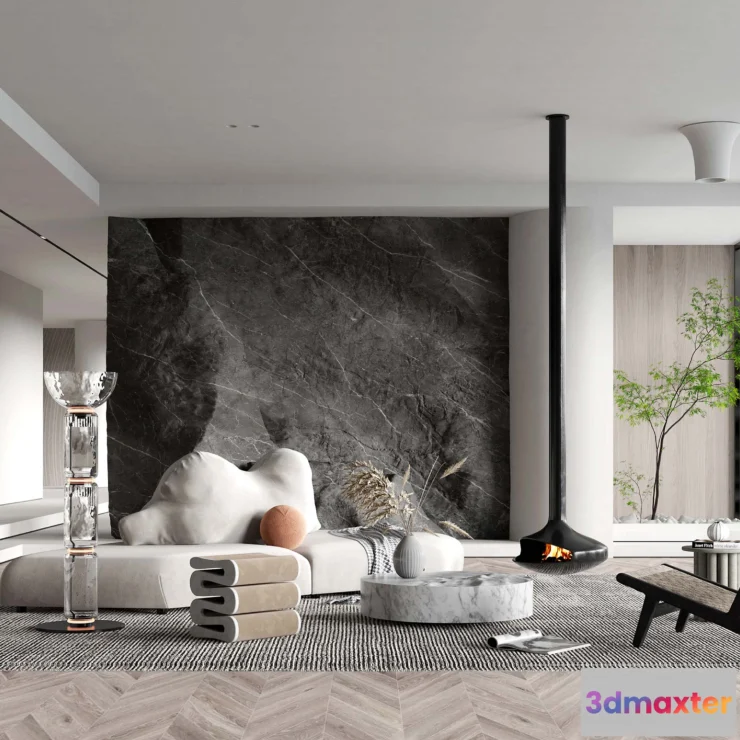 1164400 - LIVING ROOM - MODERN STYLE - 3D SCENE - 113