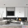 1164438 - LIVING ROOM - MODERN STYLE - 3D SCENE - 132