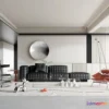 1164440 - LIVING ROOM - MODERN STYLE - 3D SCENE - 133