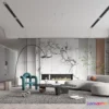1164462 - LIVING ROOM - MODERN STYLE - 3D SCENE - 144