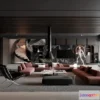 1164472 - LIVING ROOM - MODERN STYLE - 3D SCENE - 149