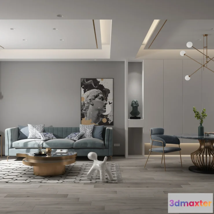 1165222 - LIVING ROOM - MODERN STYLE - 524