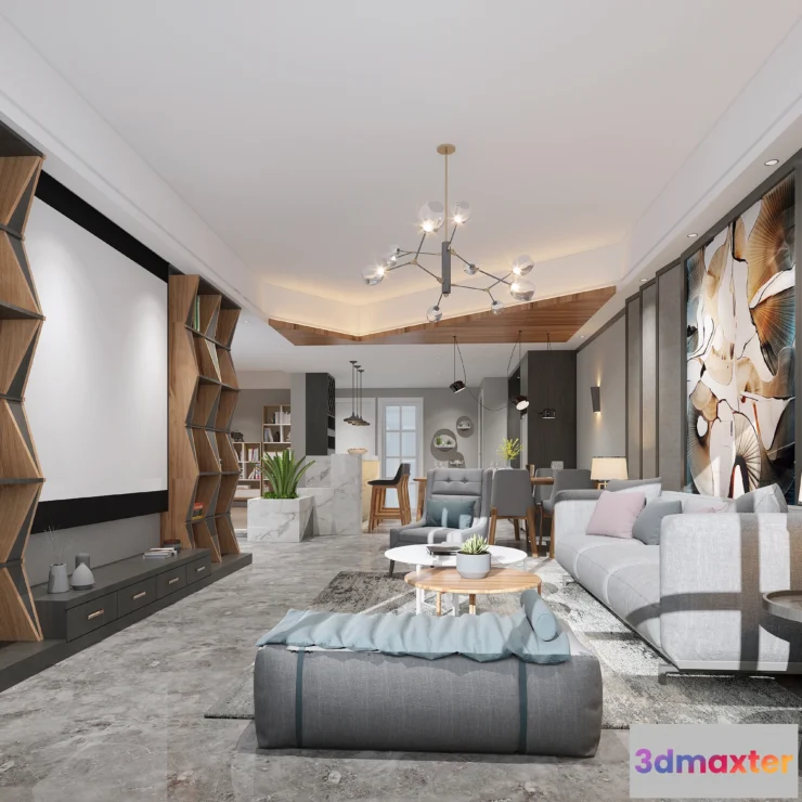 1165458 - LIVING ROOM - MODERN STYLE - 642