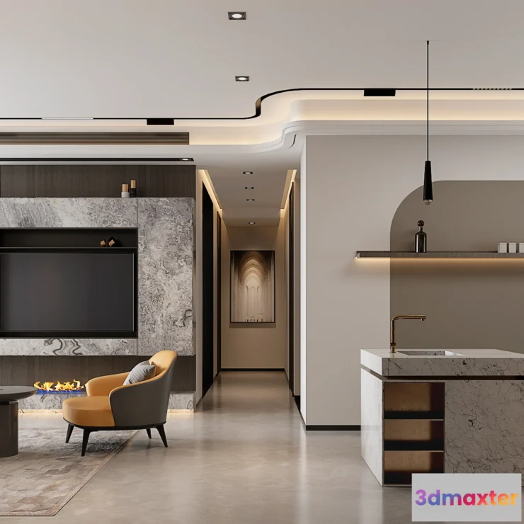 1165748 - LIVING ROOM - MODERN STYLE - 787