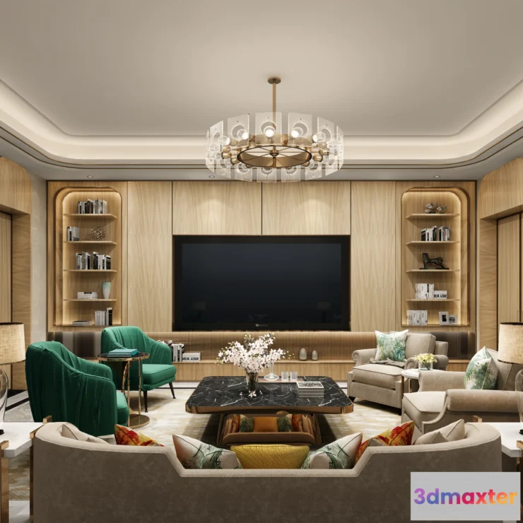 1167976 - LIVING ROOM - EUROPEAN STYLE - 1895