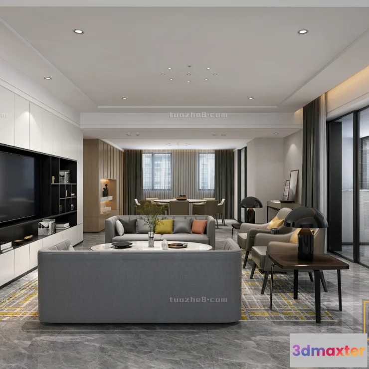 1209614 - Extension Interior - LINGVING ROOM - MODERN STYLES - 014