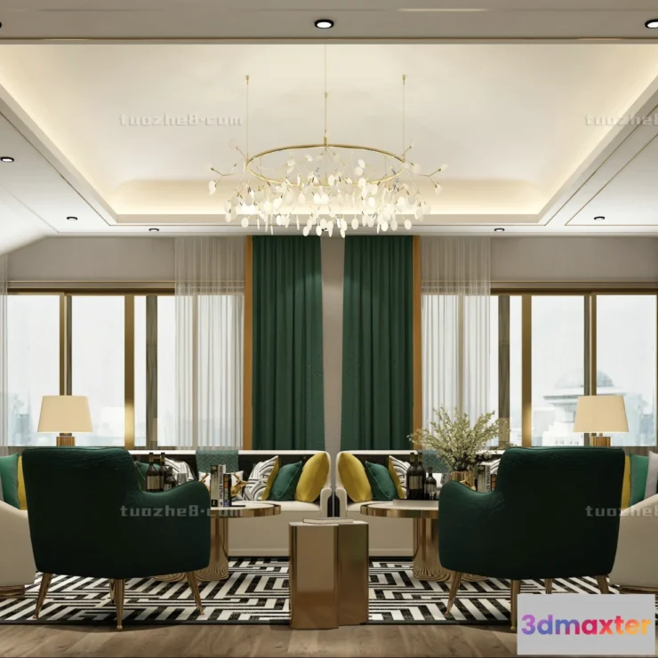 1210370 - Extension Interior - LINGVING ROOM - EUROPEAN STYLES - 037