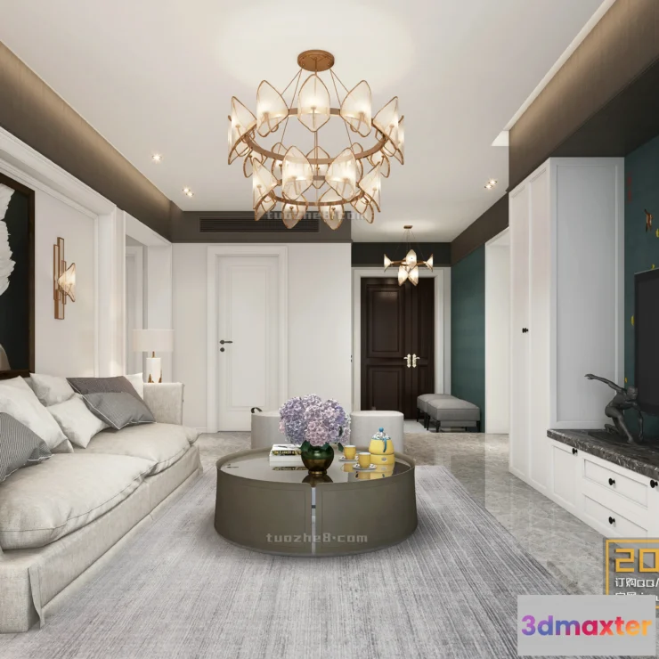 1210446 - Extension Interior - LINGVING ROOM - AMERICAN STYLES - 003