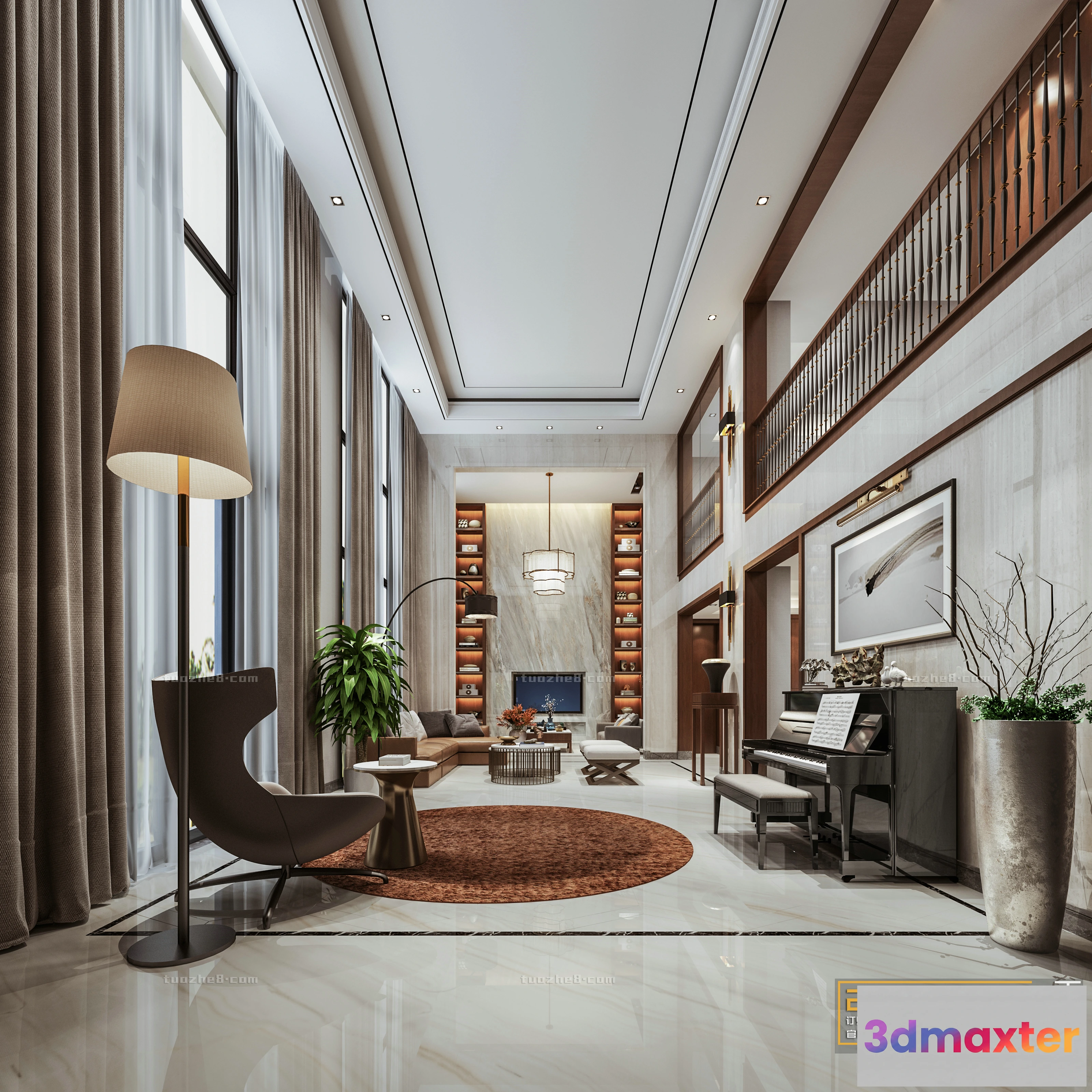 1210480 - Extension Interior - LINGVING ROOM - AMERICAN STYLES - 020